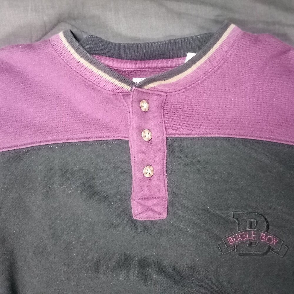 Vintage Bugle Boy Company Color Block Sweatshirt